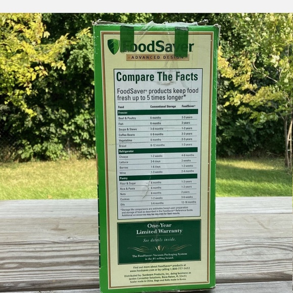 Food Saver Advanced Design Food Sealer Vacuum Sealer V2440 Original Box - Picture 2 of 11